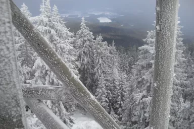 Mountain Track in the Czech Republic: Šumava (Bohemian) Forest Mountain Track in the Czech Republic: Šumava (Bohemian) Forest