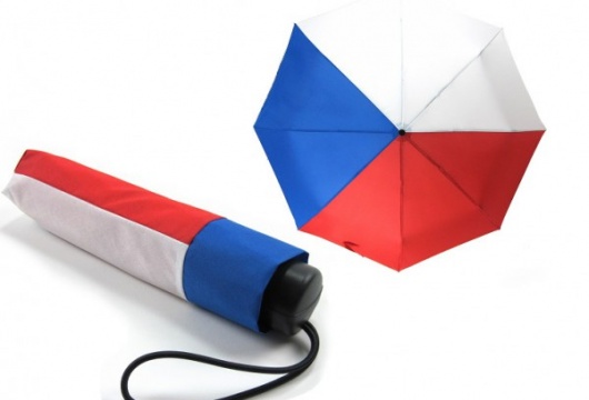 Czech Republic National Flag: Unisex Telescopic Umbrella