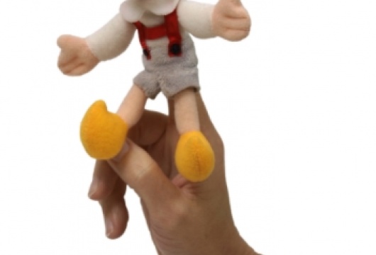 Czech Toy: Finger Puppet Hurvinek