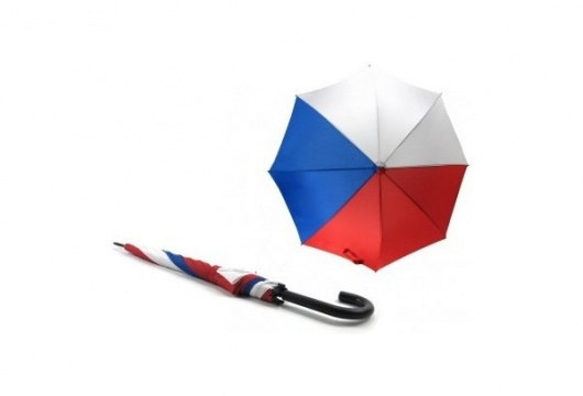 Czech Republic National Flag: Unisex Elegant Stick Umbrella
