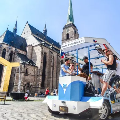 BEER BIKE in the Czech Republic: Pilsen Sightseeing Tour