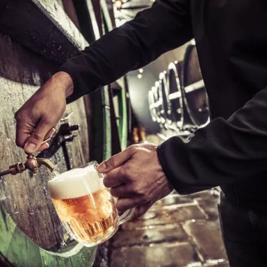 Drink as much as you can in the Czech Republic Pilsner Urquell Brewery C