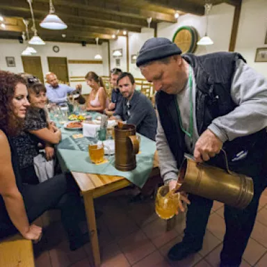Drink as much as you can in the Czech Republic Pilsner Urquell Brewery C
