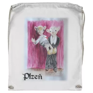 Pilsen Sightseeing: ECO Drawstring Bagpack - SPEJBL & HURVINEK