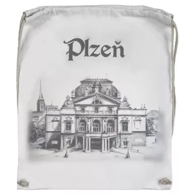 Pilsen Sightseeing: ECO Drawstring Bagpack - GREAT THEATRE