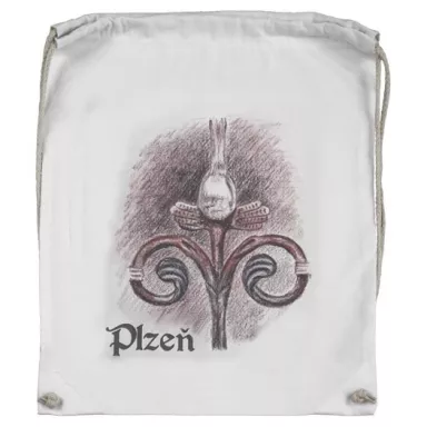 Pilsen Sightseeing: ECO Drawstring Bagpack - ANGEL FOR GOOD LUCK